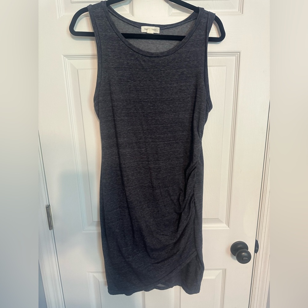 Treasure and bond ruched  knit tank dress